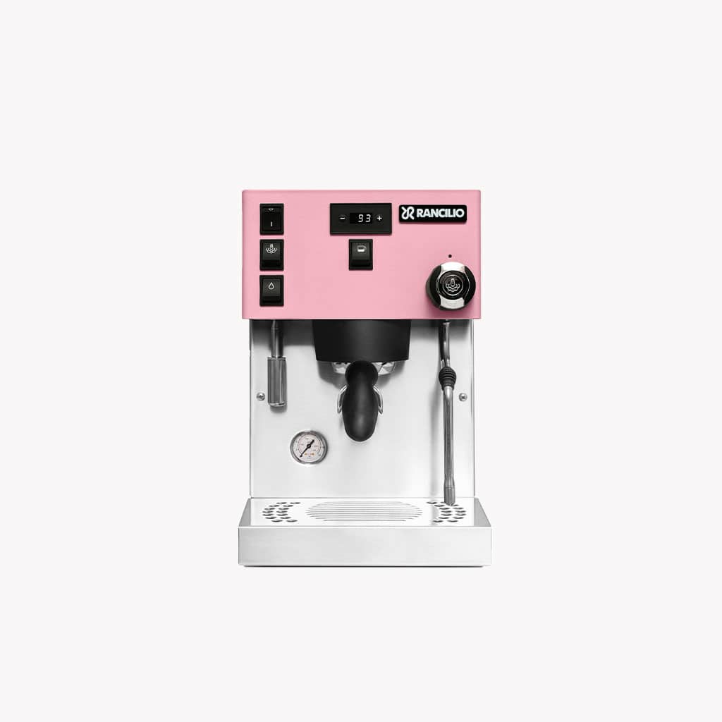 Rancilio Silvia Pro X rose vue de face